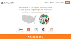 Desktop Screenshot of alfacaps.com